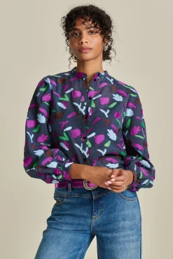 BLOUSE Featherfest Blue