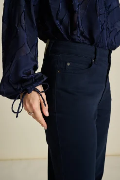 BLOUSE Jacquard Midnight Blue