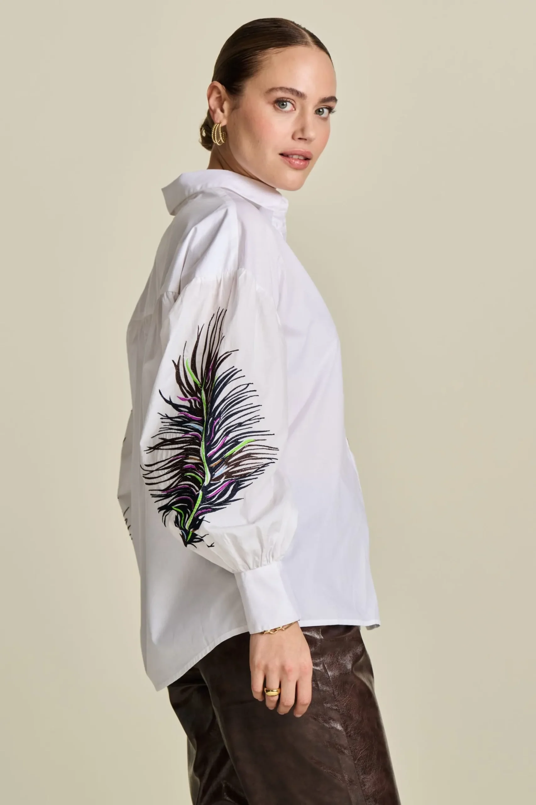 BLOUSE Maxime Feather White