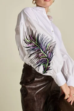 BLOUSE Maxime Feather White