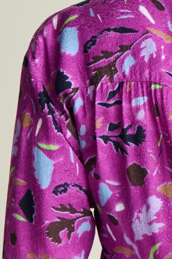 BLOUSE Milly Featherfest Cactus Pink