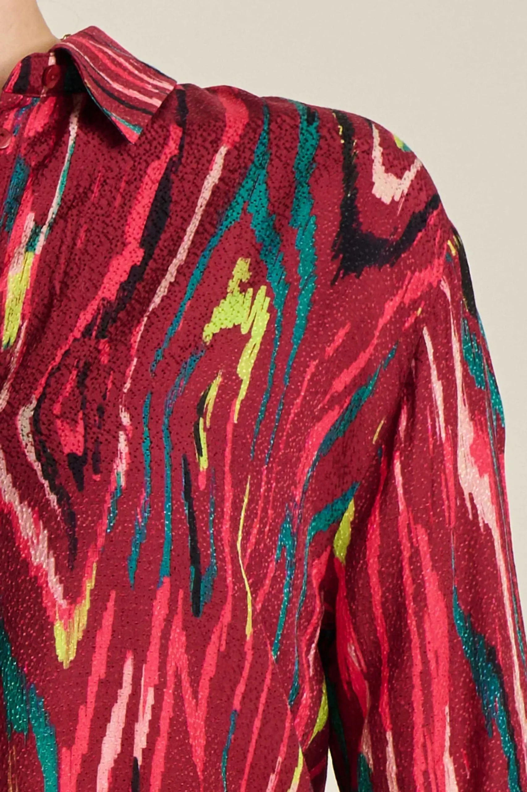 BLOUSE Milly Woody Burgundy Red