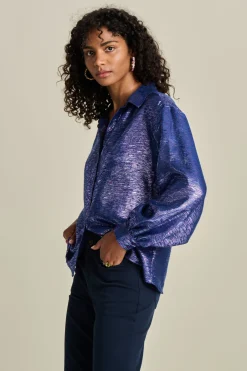 BLOUSE Violet Festive Blue