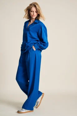 BLOUSE Violet Shimmer Blue