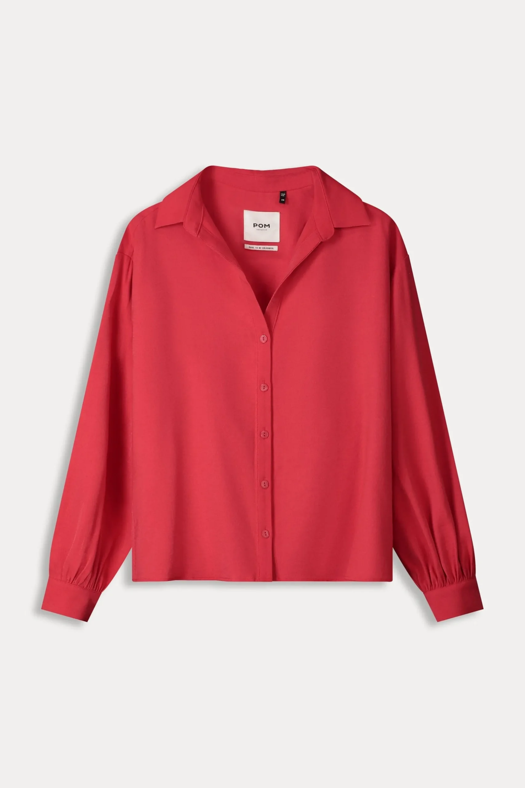 BLOUSE Violet Shimmer Vibrant Pink