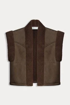 GILET Lammy Brown