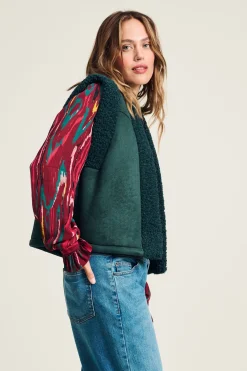 GILET Lammy Teal Green