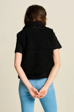 GILET Teddy Love Black