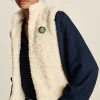 GILET Teddy Love Ecru