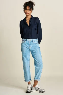 JEANS Eline Straight Mid Blue