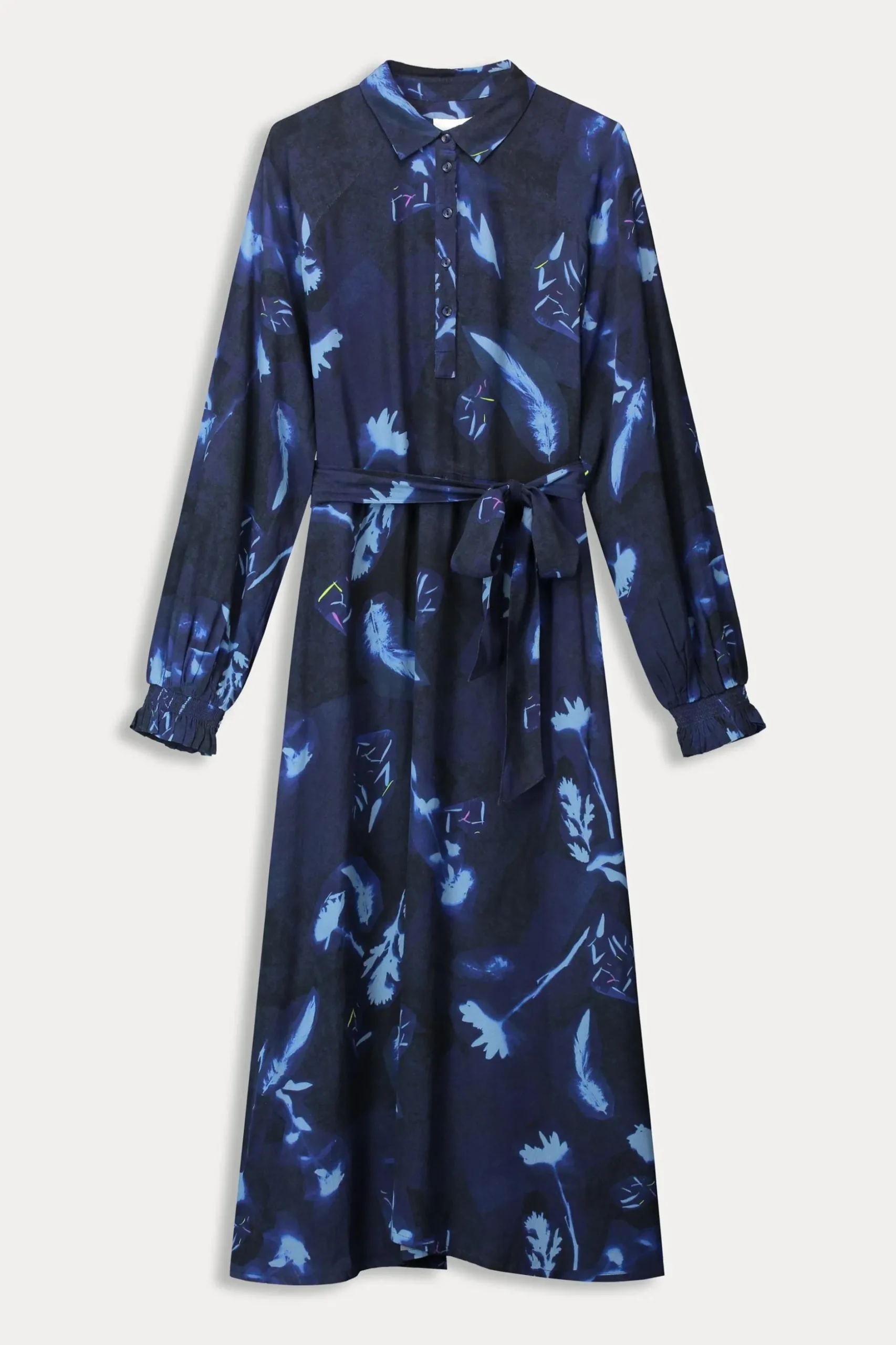 JURK Feathers And Floral Blue