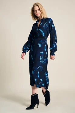 JURK Feathers And Floral Blue