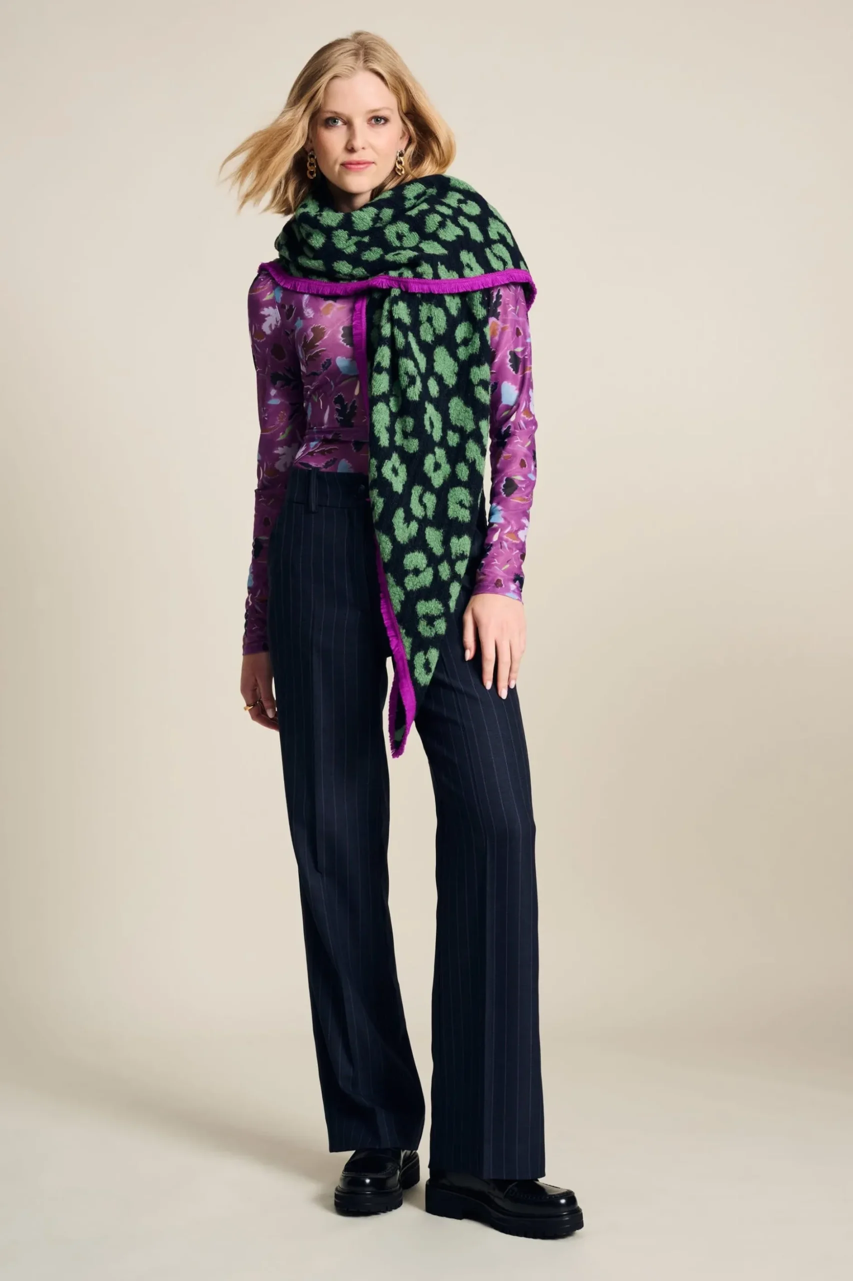 SJAAL Animal Navy Green