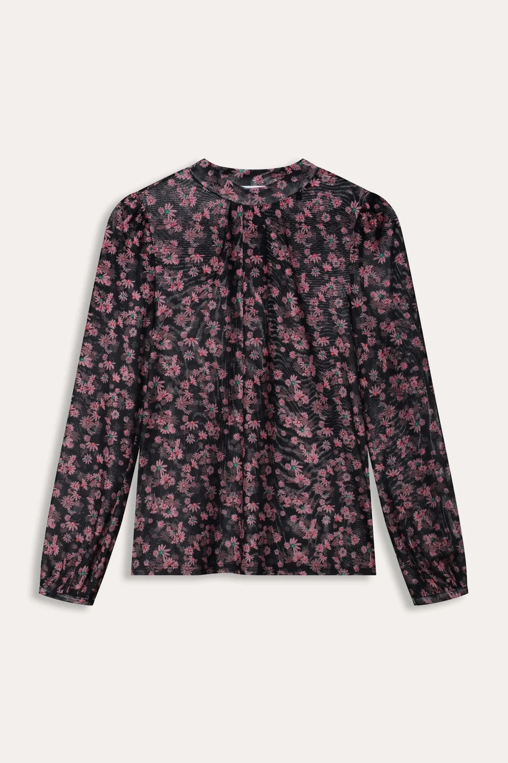 TOP Blooming Pink Mesh