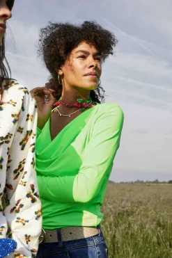 TOP Waterfall Vibrant Green